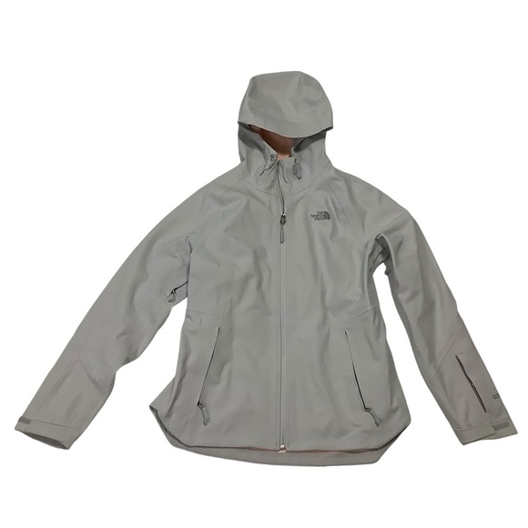 North Face Apex Flex Gore-tex Shell Sz Medium Grey Stretchy - Picture 1 of 7